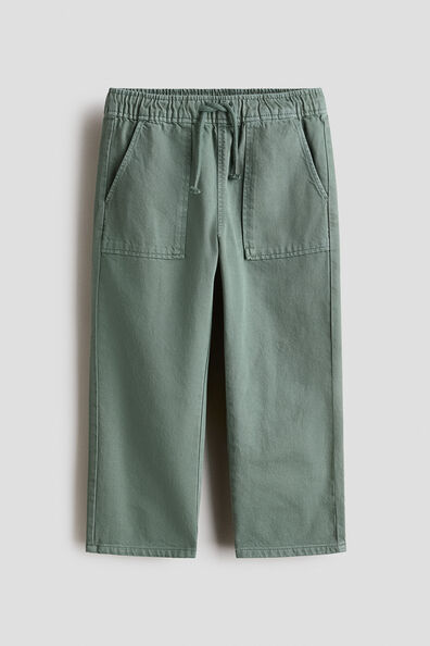 Cotton twill joggers