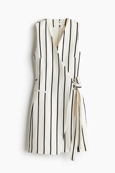 Wrapover blazer dress