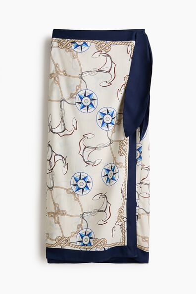 Lyocell wrap skirt