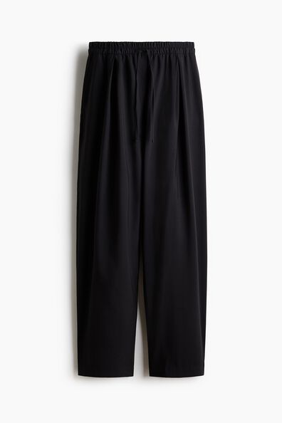 Barrel drawstring trousers