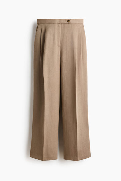 Wide tailored trousers