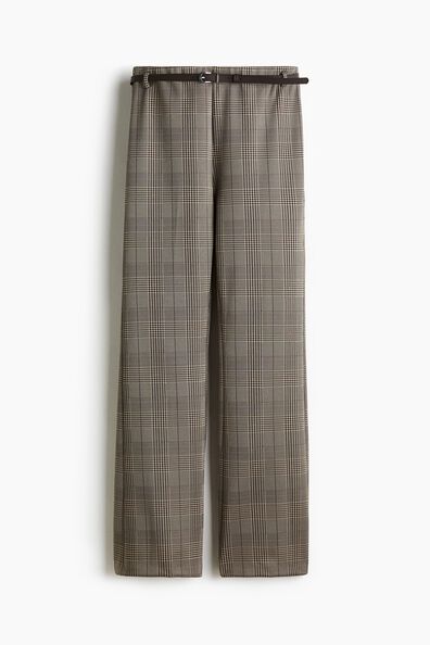 Belted trousers