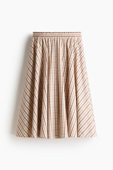 Circular cotton skirt