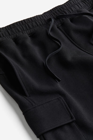 Long sports cargo shorts