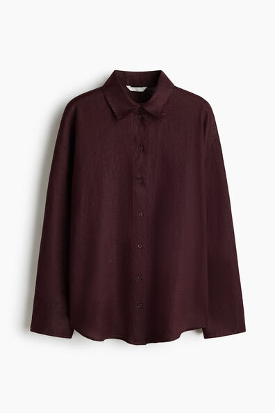 Oversized linen shirt