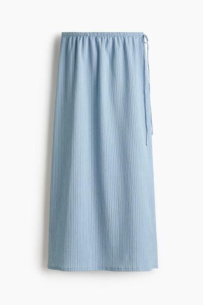Textured jersey skirt