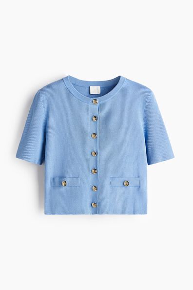 Short-sleeved cardigan