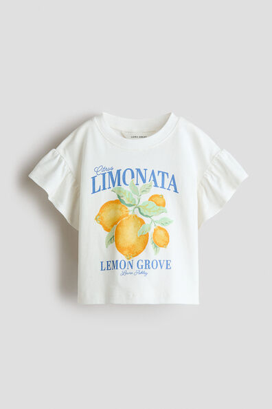 Printed cotton top