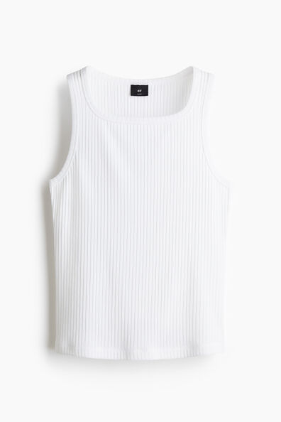 Slim Fit Ribbed vest top