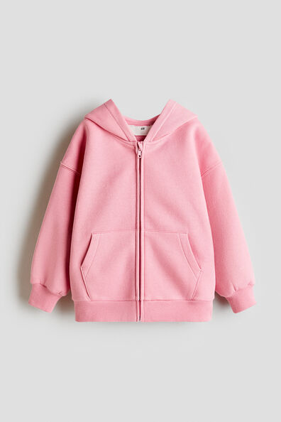 Oversized zip-through hoodie