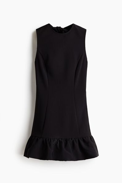 Open-back mini dress