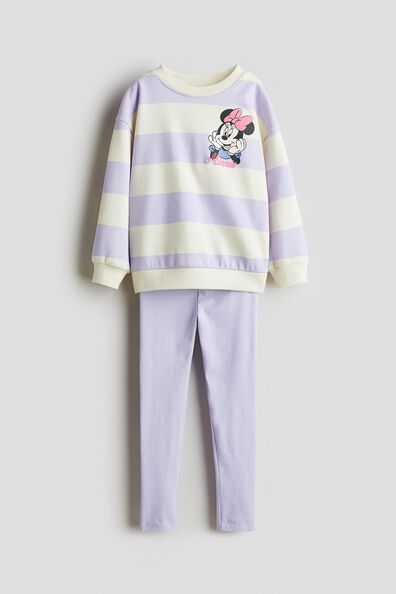2-piece top and leggings set