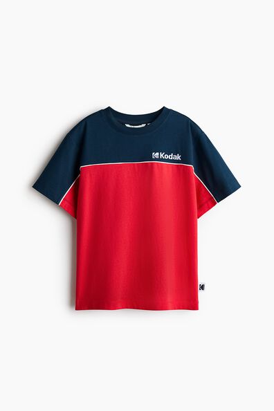 Embroidered-motif T-shirt