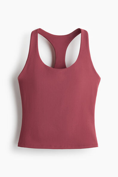 Integral-bra sports top with SoftMove™