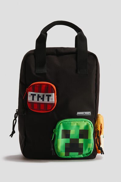 Motif-detail backpack