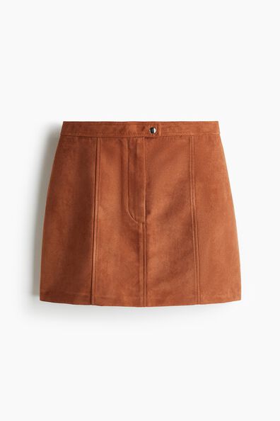 A-line mini skirt