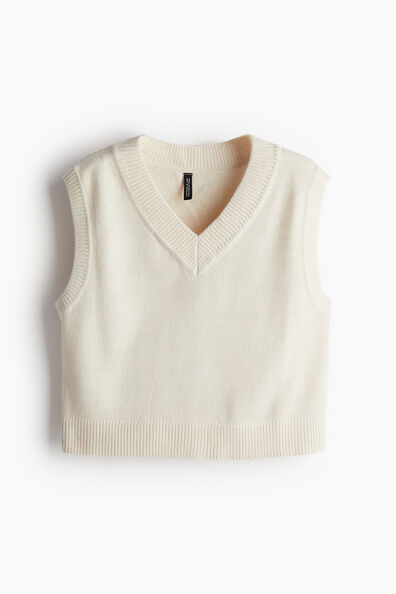 V-neck sweater vest