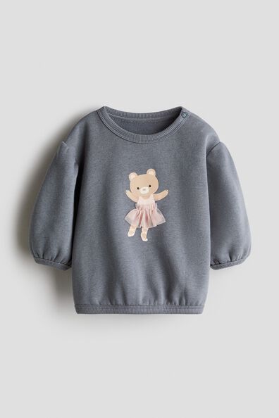 Motif-detail sweatshirt