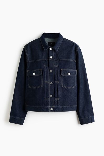 Denim trucker jacket