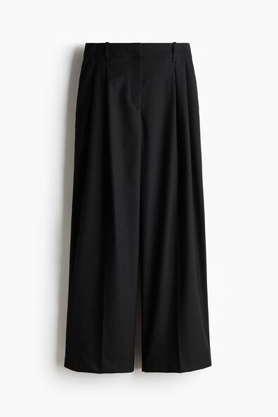 Wide tailored trousers