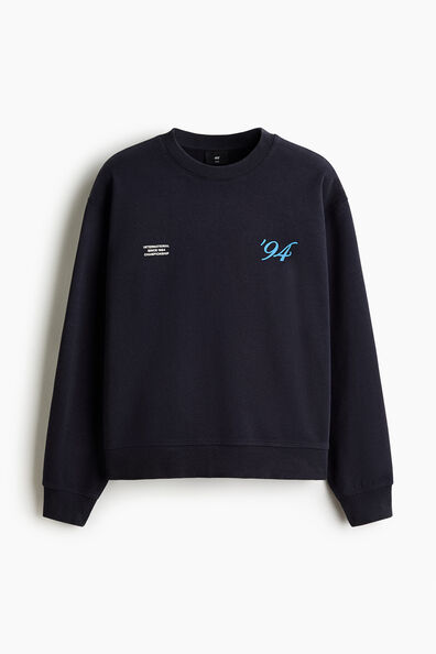 Loose Fit Printed Sweatshirt