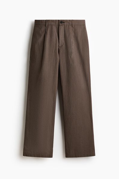 Relaxed Fit Wide trousers