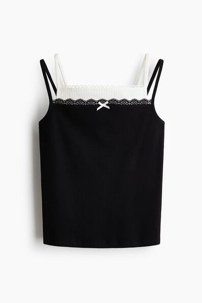 Layered strappy top
