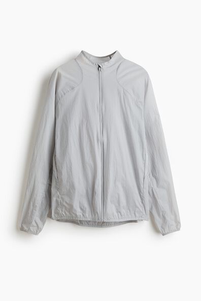 Lightweight water-resistant running jacket