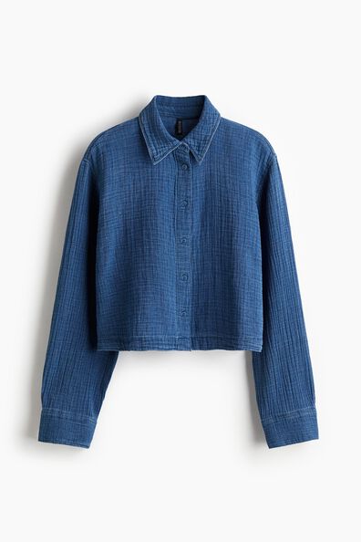 Cotton muslin shirt
