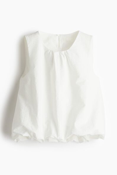 Bubble-hem top
