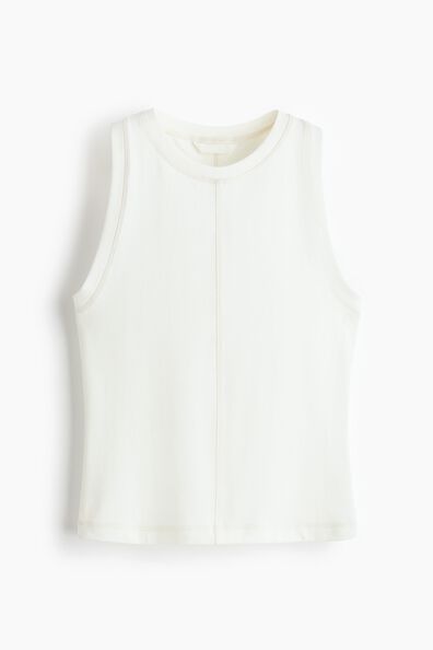 Flatlock-seam vest top