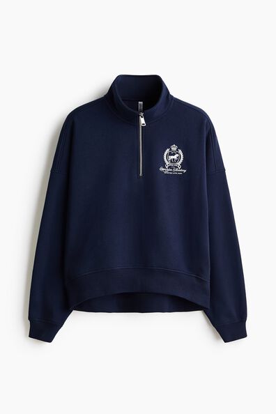 Zip-top sweatshirt