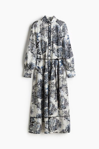 Tie-belt maxi dress