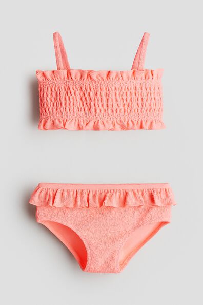 Frill-trimmed bikini
