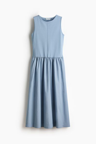 Sleeveless cotton dress