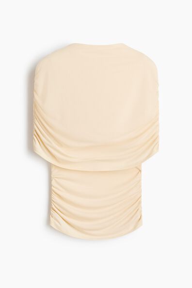 Draped cape-detail top