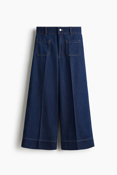 Wide High Ankle Jeans