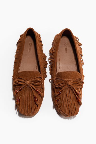 Fringed loafers