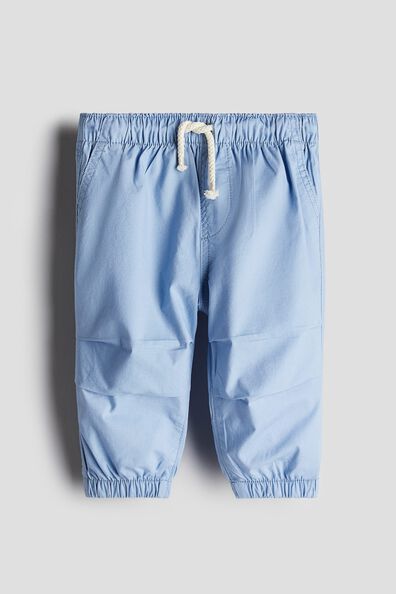 Cotton poplin joggers