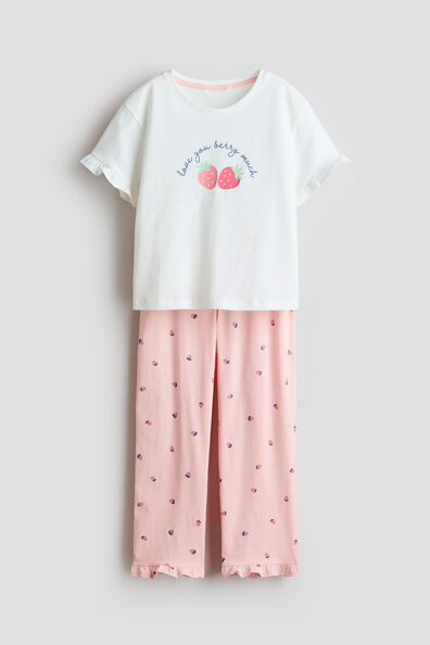 Printed cotton pyjamas