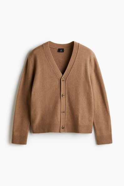 Regular Fit Brushed cardigan