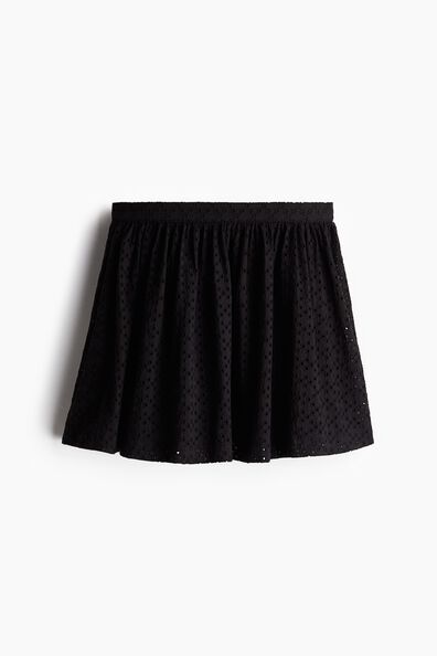 Broderie anglaise mini skirt