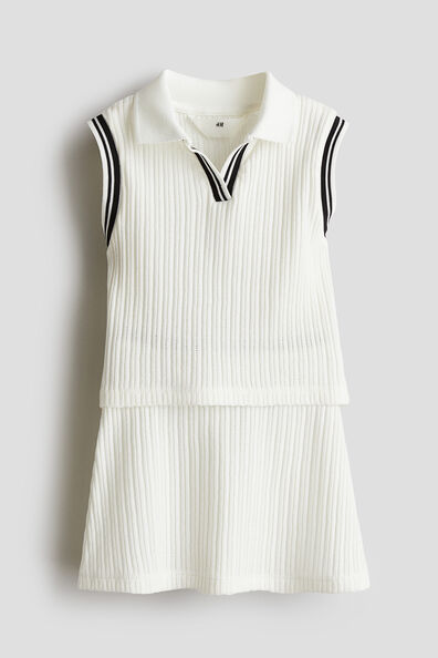 2-piece rib-knit set