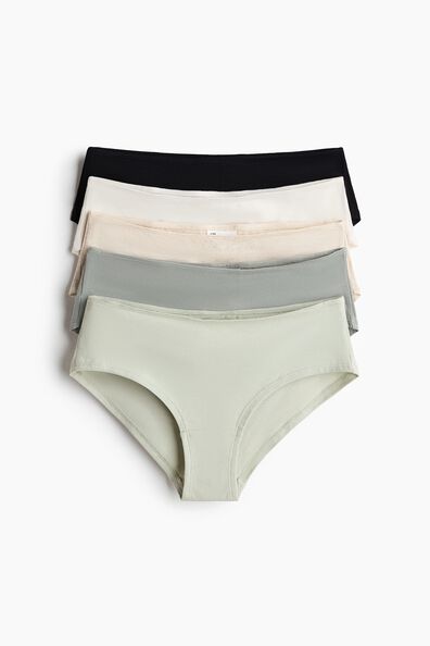 5-pack cotton hipster briefs