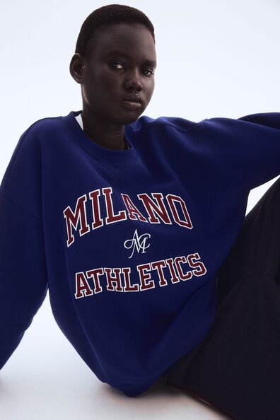 Text-motif sweatshirt