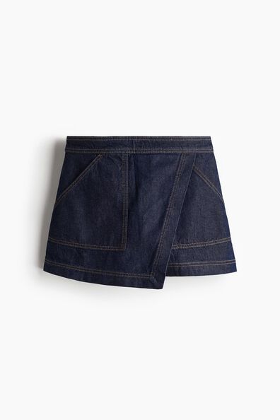 Denim skort