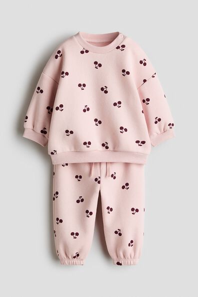 2-piece printed sweatshirt set