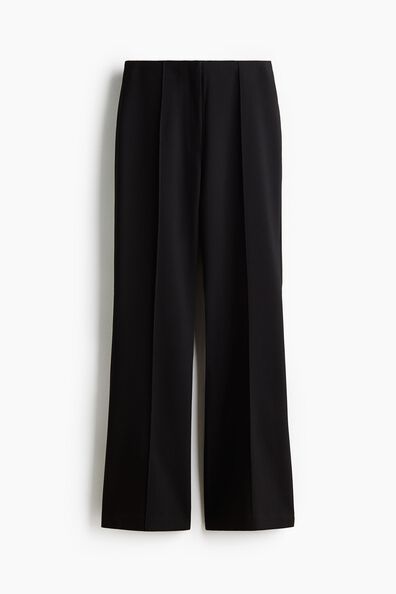Flared tailored trousers