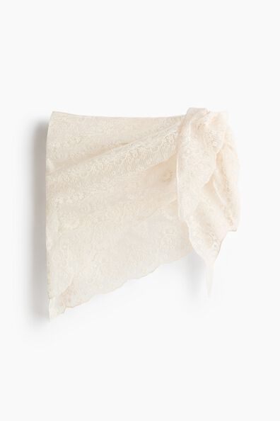 Cotton lace scarf