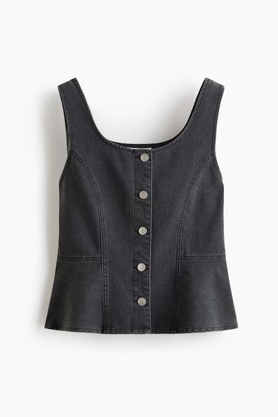 Denim waistcoat